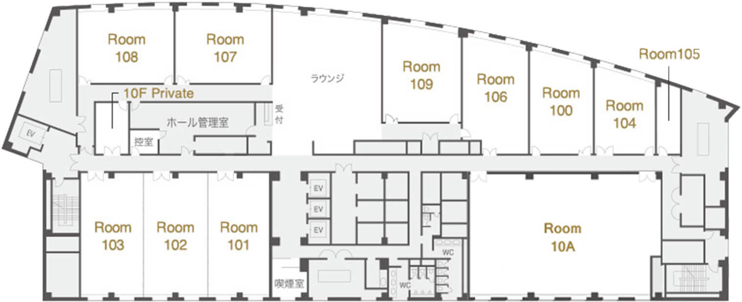 10階貸し会議室エリア