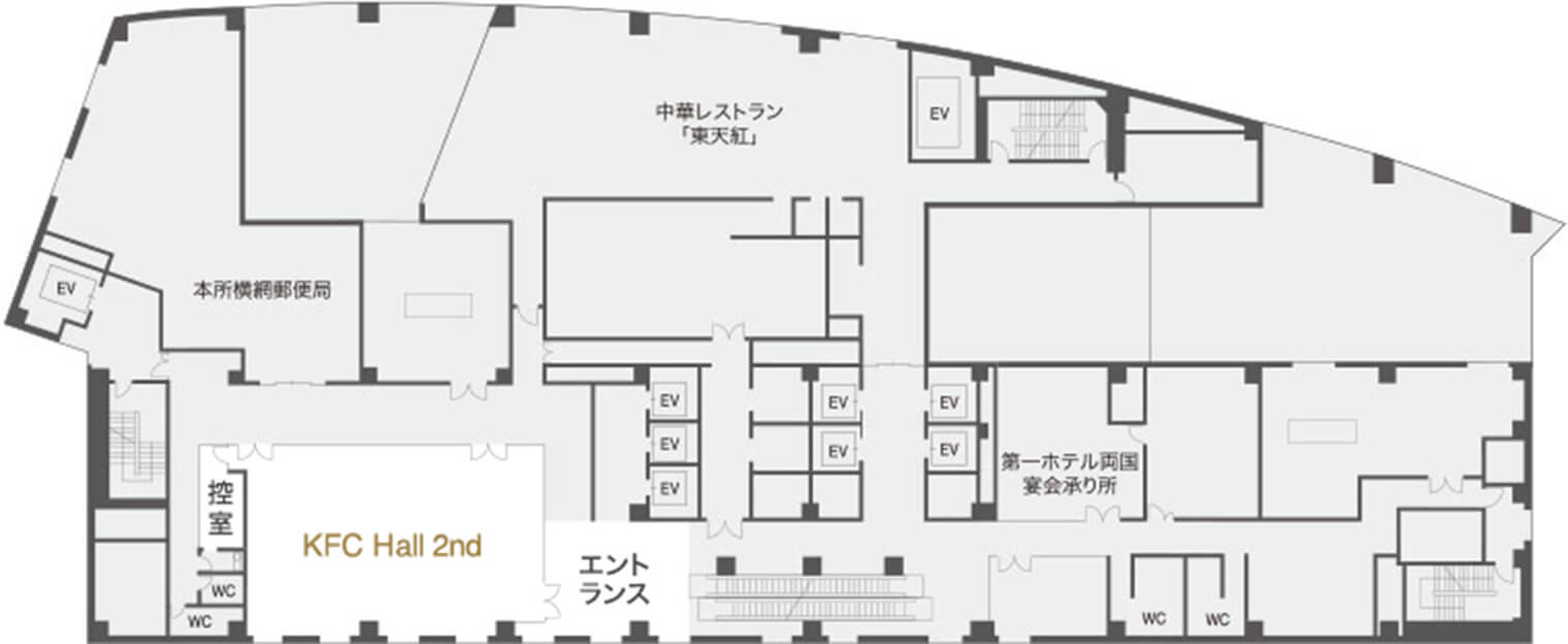 2階貸し会議室エリア