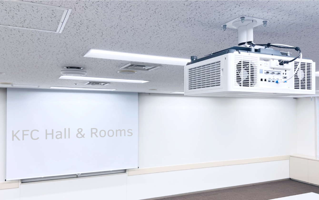 貸し会議室天吊プロジェクター