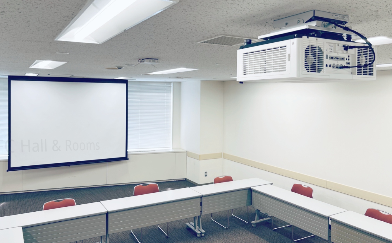 貸し会議室天吊プロジェクター