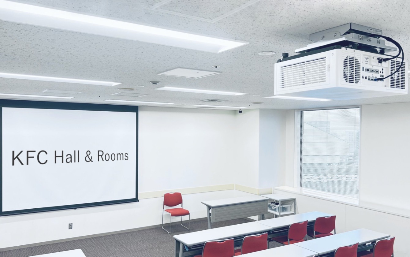 貸し会議室107天吊プロジェクター