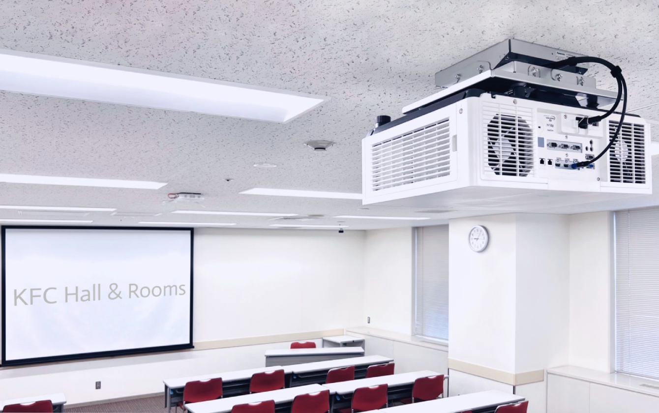 貸し会議室108天吊プロジェクター