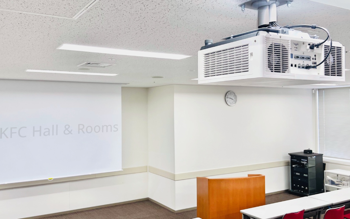 貸し会議室天吊プロジェクター