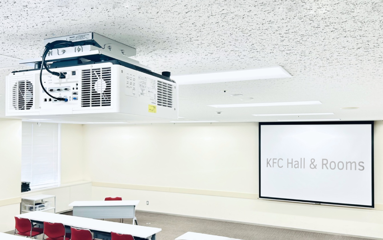 貸し会議室天吊プロジェクター